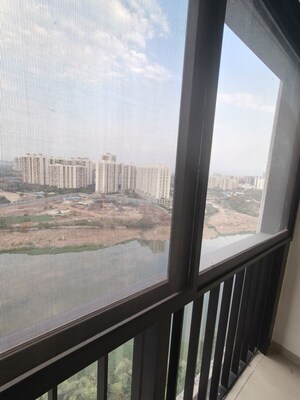 Balcony in 1 BHK Apartment at Duville Riverdale Suites, Kharadi – for Rent