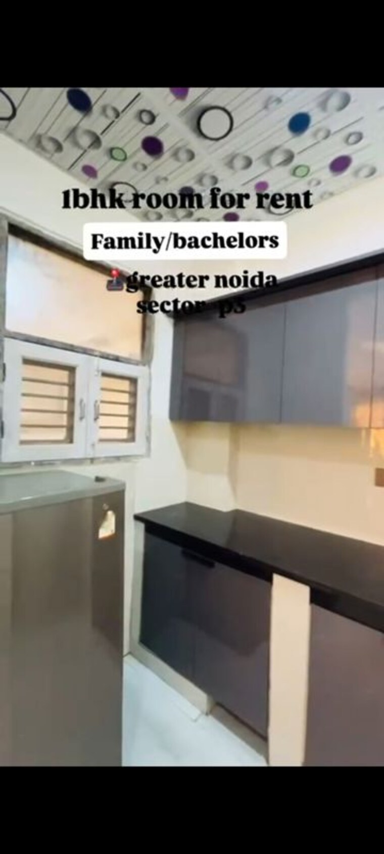 Kitchen, phi iii greater noida 1 RK 300 Sq.Ft. Builder Floor In Phi Iii Greater Noida Greater Noida 10375990