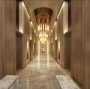 Building Lobby in  Office Space at One Lodha Place, Lower Parel – for Rent