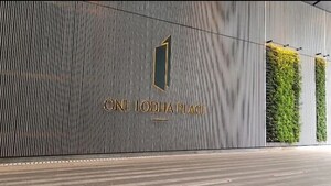 Bathroom in  Office Space at One Lodha Place, Lower Parel – for Rent