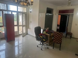 Living Room in 3 BHK Apartment at Purvanchal Silver City II, Pi Greater Noida – for Rent