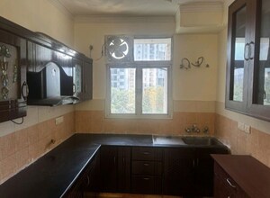 Kitchen in 3 BHK Apartment at Purvanchal Silver City II, Pi Greater Noida – for Rent