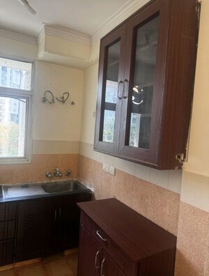 Kitchen in 3 BHK Apartment at Purvanchal Silver City II, Pi Greater Noida – for Rent