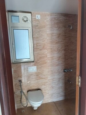 Bathroom in 2.5 BHK Apartment at Ekta Tripolis, Goregaon West – for Rent