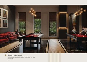 Living Room in 4 BHK Apartment at Amrapali Dream Valley – for Sale