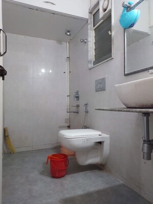 Bathroom in 2 BHK Apartment at Sankla Gemini Park Avenue, Kondhwa – for Rent