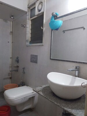 Bathroom in 2 BHK Apartment at Sankla Gemini Park Avenue, Kondhwa – for Rent