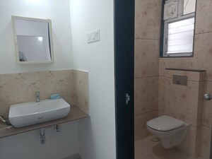 Bathroom in 2 BHK Apartment at Bharat Electronics Colony – for Rent