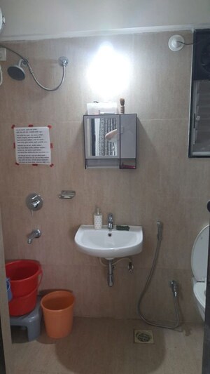 Bathroom in 2 BHK Apartment at Legacy Fortune Exotica, Ravet – for Rent