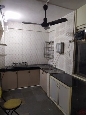 Kitchen in 1 BHK Apartment at Brijdham Nanddham CHS, Goregaon West – for Rent