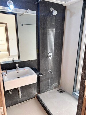 Bathroom in 3 BHK Apartment at Goel Ganga Legend, Bavdhan – for Rent
