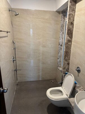 Bathroom in 2 BHK Apartment at Crescent Heritage, Khar West – for Rent