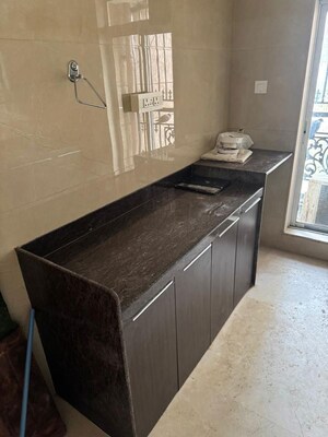 Kitchen in 2 BHK Apartment at Crescent Heritage, Khar West – for Rent