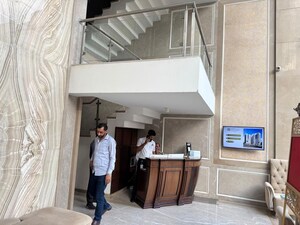 Staircase in 2 BHK Apartment at Crescent Heritage, Khar West – for Rent