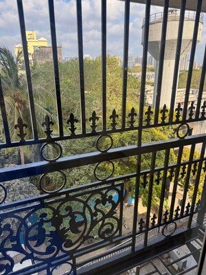 Balcony in 2 BHK Apartment at Crescent Heritage, Khar West – for Rent