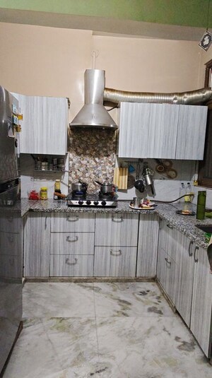 Kitchen in 4 BHK Builder Floor at Aakriti Apartment, Nehru Nagar – for Sale