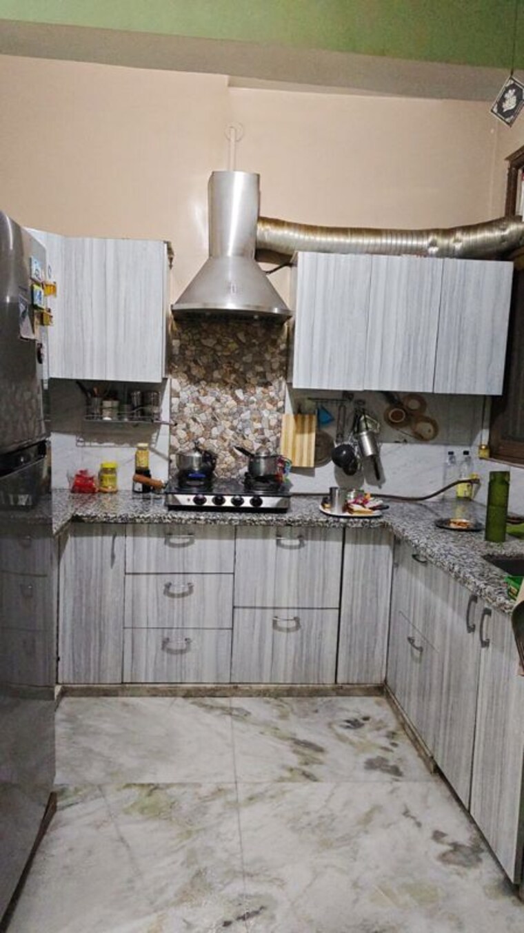 Kitchen, aakriti-apartment 4 Bedroom 1300 Sq.Ft. Builder Floor In Nehru Nagar Ghaziabad 10376111