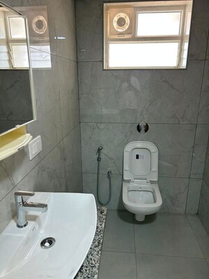 Bathroom in 3 BHK Apartment at Technopolis Solitaire Elite, Madinaguda – for Rent