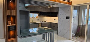 Kitchen in 3 BHK Apartment at NCC Cyber Urbania, Tellapur – for Rent