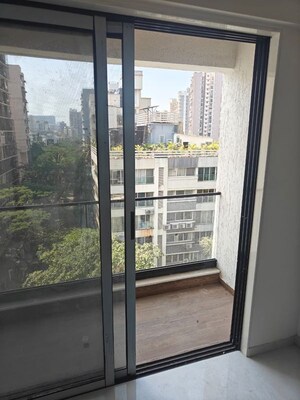 Balcony in 2 BHK Apartment at Chandak 34 Park Estate, Goregaon West – for Rent