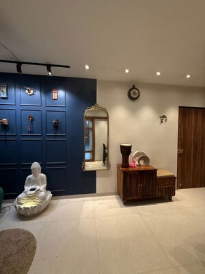 Living Room in 2 BHK Apartment at Chandak 34 Park Estate, Goregaon West – for Rent