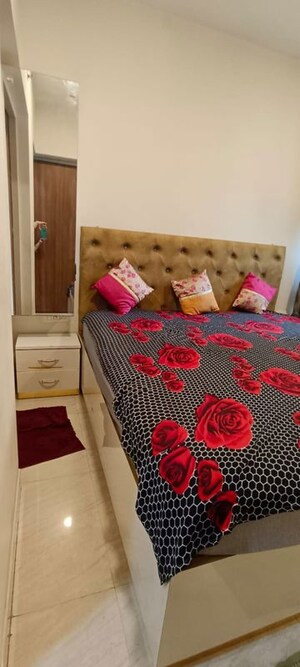 Bedroom in 1 BHK Apartment at Lodha Crown Quality Homes, Majiwada – for Rent