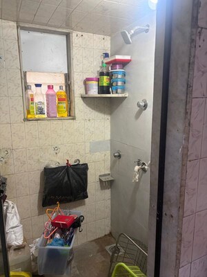 Bathroom in 2 BHK Apartment at Piramal Nagar CHS, Goregaon West – for Rent
