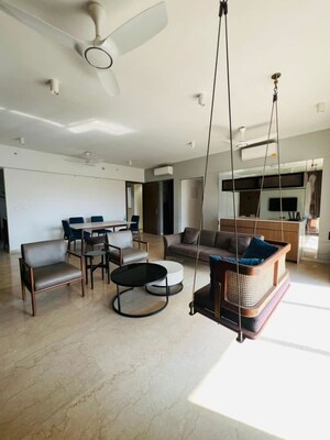Hall in 4 BHK Apartment at Lodha Belmondo, Gahunje – for Rent