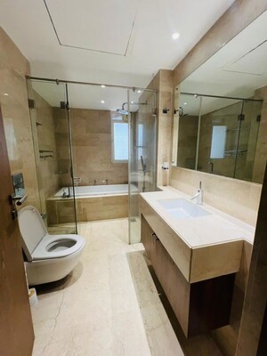 Bathroom in 4 BHK Apartment at Lodha Belmondo, Gahunje – for Rent