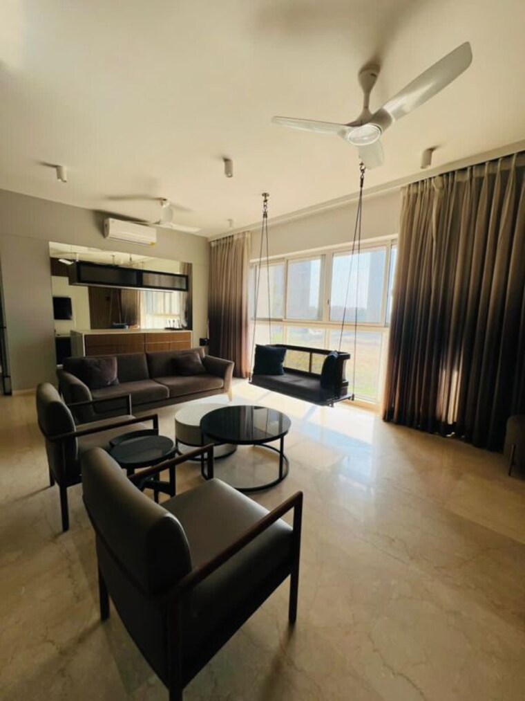 Living Room, lodha-belmondo 4 Bedroom 2500 Sq.Ft. Apartment In Gahunje Pune 10376232