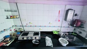 Kitchen in 1 BHK Apartment at Swapnalok Apartment Andheri, Andheri East – for Rent