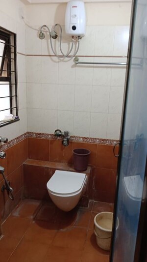Bathroom in 1 BHK Apartment at Vasant Oscar, Mulund West – for Rent