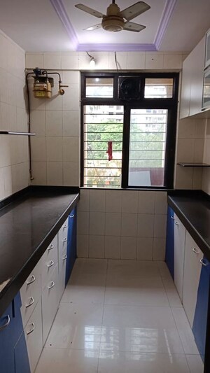 Kitchen in 1 BHK Apartment at Vasant Oscar, Mulund West – for Rent