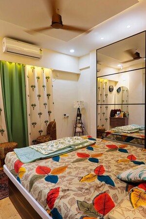 Bedroom in 4 BHK Apartment at Sector 2 Belapur – for Rent