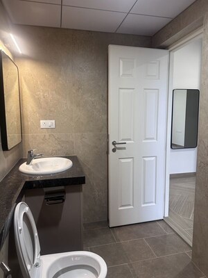 Bathroom in 3.5 BHK Apartment at Byrathi – for Rent