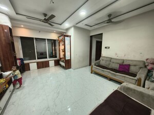Living Room in 2 BHK Apartment at Grow More Tower, Kharghar – for Rent