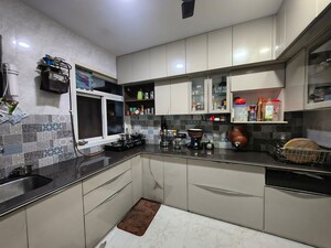 Kitchen in 2 BHK Apartment at Grow More Tower, Kharghar – for Rent