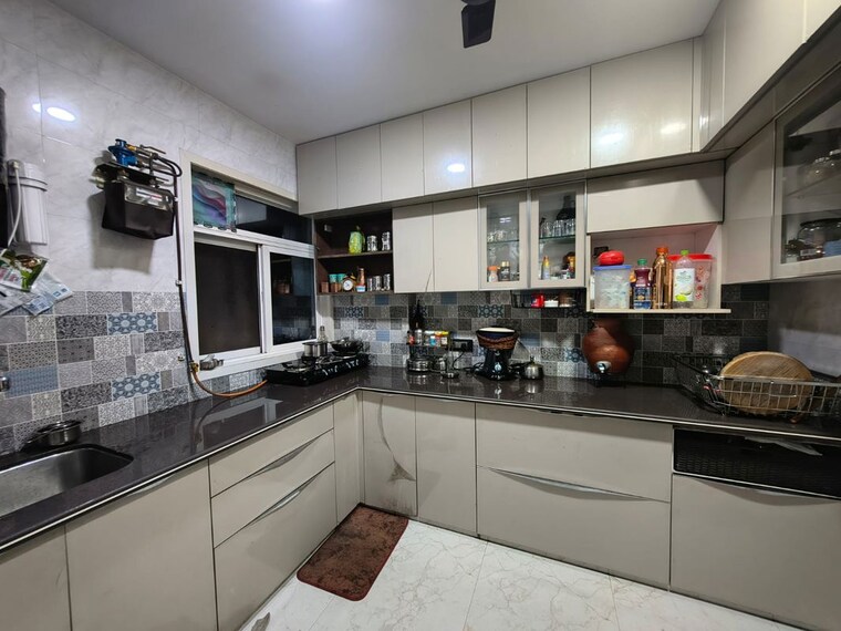 Kitchen, grow-more-tower 2 Bedroom 1200 Sq.Ft. Apartment In Kharghar Navi Mumbai 10376320
