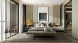 Bedroom in 4 BHK Apartment at Malabar Hill – for Sale