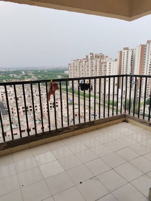 Balcony in 2 BHK Apartment at Gaur Atulyam Gravity, Omicron I Greater Noida – for Rent