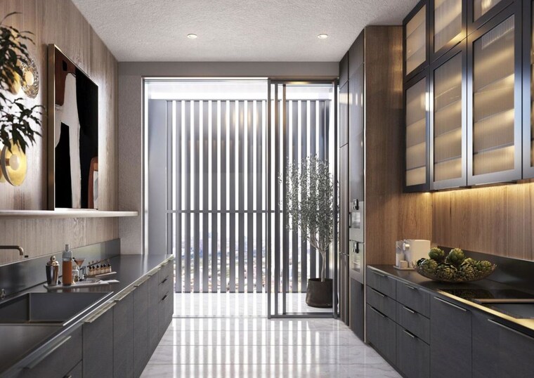 Kitchen, birla-niyaara 4 Bedroom 3029 Sq.Ft. Apartment In Worli Mumbai 10376359