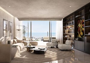 Living Room in 5 BHK Apartment at Birla Niyaara, Worli – for Sale