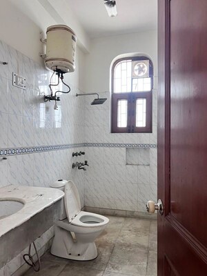 Bathroom in 3 BHK Builder Floor at RWA Apartments Sector 50, Sector 50 – for Rent