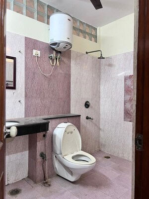 Bathroom in 3 BHK Builder Floor at RWA Apartments Sector 50, Sector 50 – for Rent