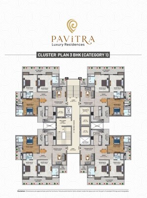  3 BHK Apartment at Pavitra Luxury Residences, Patiala Road – for Sale