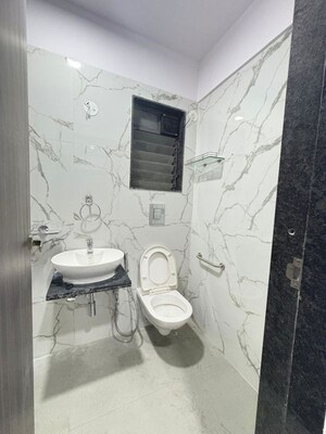 Bathroom in 2 BHK Apartment at Saffron Chs, Borivali West – for Rent