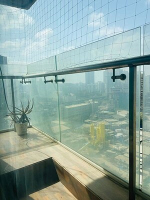 Balcony in 2 BHK Apartment at Lashkaria Green Height, Jogeshwari West – for Sale