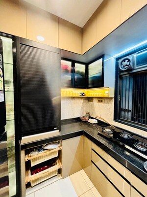 Kitchen in 2 BHK Apartment at Kanakia Rainforest, Andheri East – for Rent