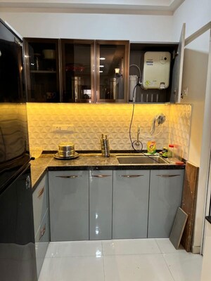 Kitchen in 2 BHK Apartment at Godrej Green Cove, Mahalunge – for Rent