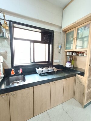 Kitchen in 1 BHK Apartment at Vrindavan CHS Bandra, Bandra East – for Rent